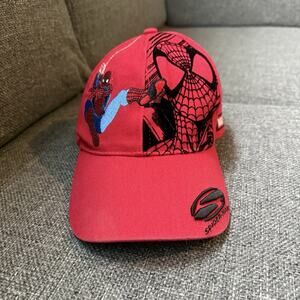 Y2K Spider-Man Cap Baseball Hat Marvel Universal Studios Embroidered Adjustable